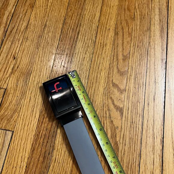 Short Par 4 Belt Mens 42-45 XL Gray Buckle - Picture 4 of 6